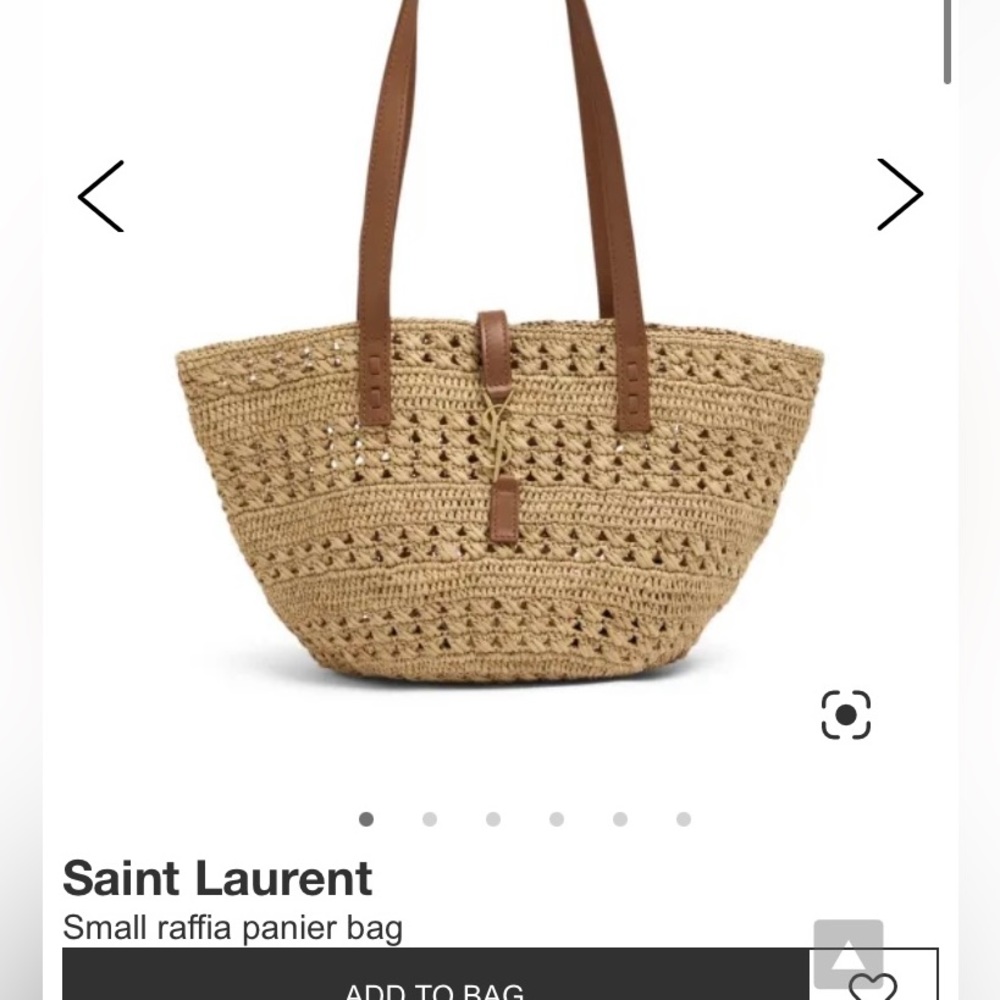Saint Laurent Small Panier bag